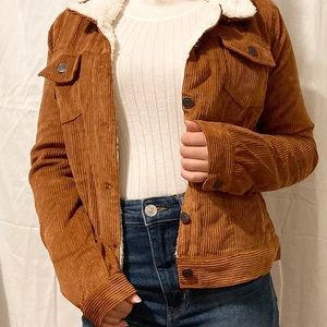 ✨Fluffy, WARM & ADORABLE Corduroy Jacket✨